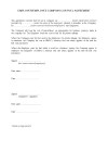 employer/employee company car fuel agreement