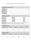 Risk assessment - forklift truck operations