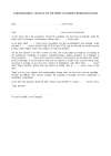 Notice of return to work from furlough