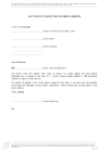 letter to court enclosing form N1