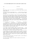 letter informing employee of grievance against them